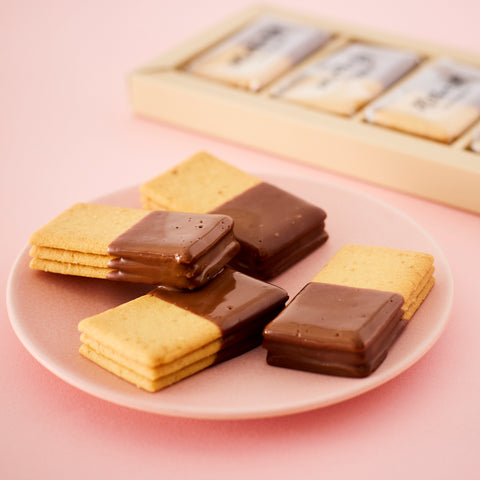 開拓の詩 三枚重ねチョコがけクッキー