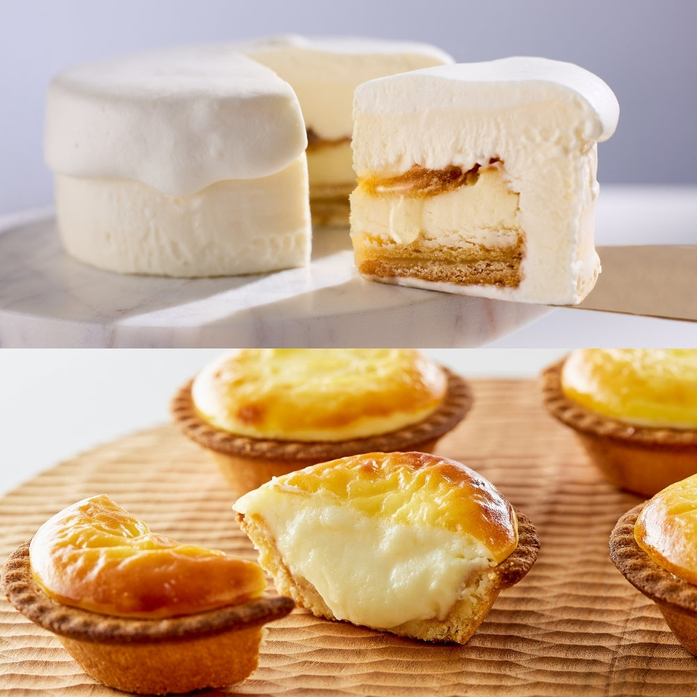 【送料込み】極上牛乳ソフトのクリームチーズケーキセット商品