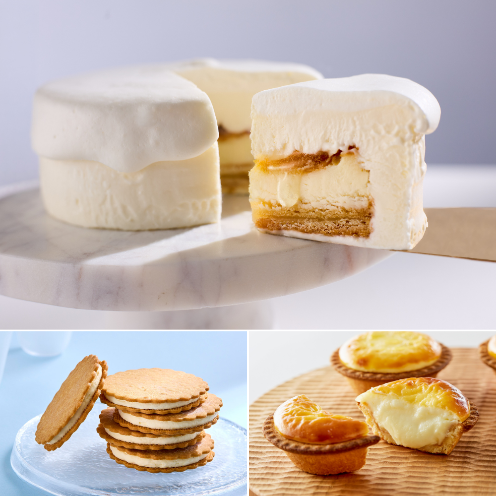 【送料込み】極上牛乳ソフトのクリームチーズケーキセット商品